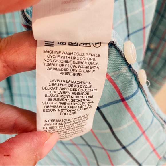 J. Crew aqua button down - Picture 4 of 10